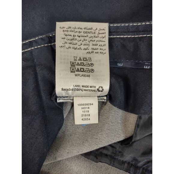 INC International Concepts Pants Men's Sz 33x32 Navy Blue Slim Fit Flat Front - Picture 7 of 10